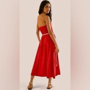 FREE PEOPLE NWT PEYTON STRAPLESS DRES